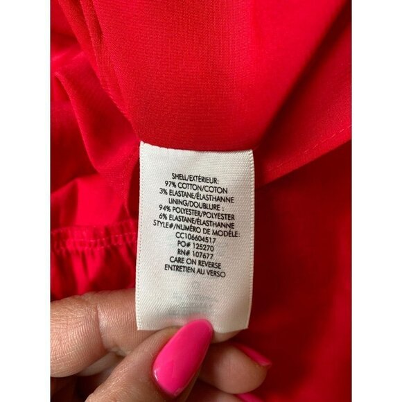 Alice + Olivia NEW womens red "Hartley" dress BNWT open back tiered midi - Picture 8 of 8